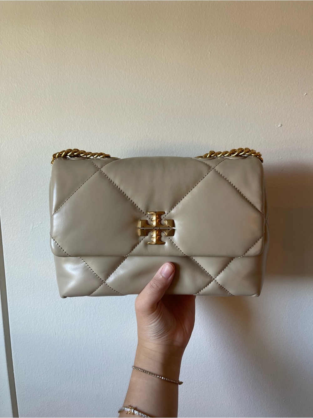 Tory Burch Small Kira Diamond Quilted Shoulder Bag